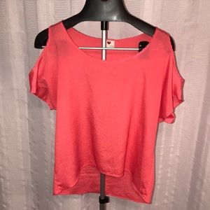 Cold shoulder t-shirt